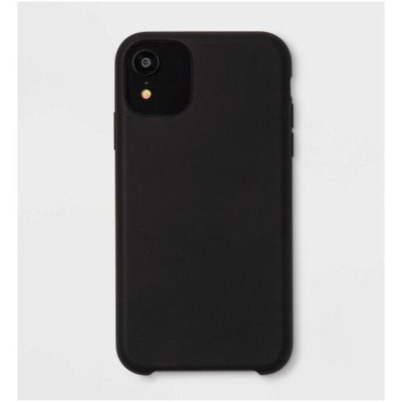 Heyday Apple iPhone 11/XR Silicone Case Black - Picture 1 of 4